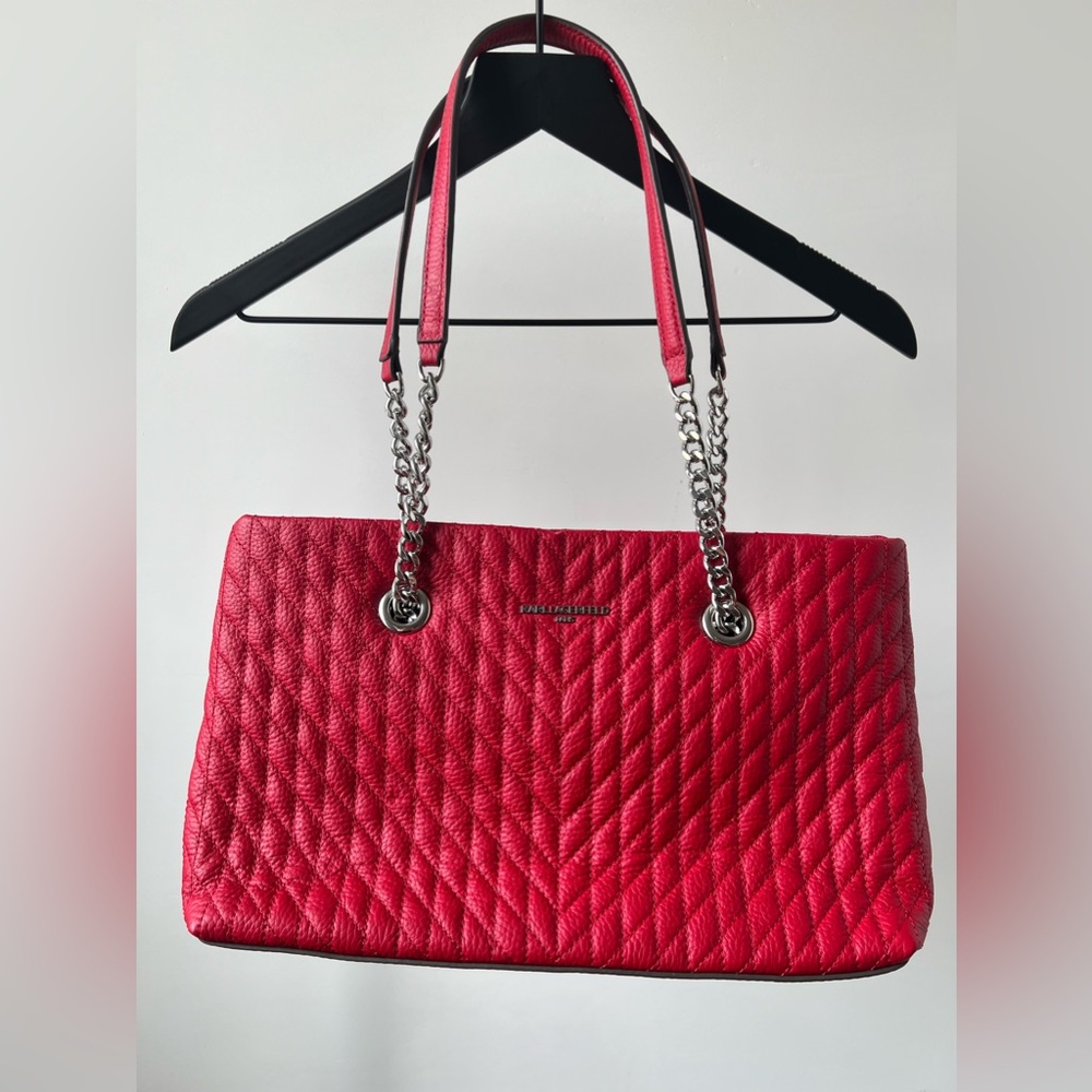 Karl Lagerfeld Paris Karolina Leather Tote